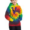 Youth Tie Dye Pullover Hooded Sweatshirt Thumbnail