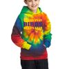Youth Tie Dye Pullover Hooded Sweatshirt Thumbnail